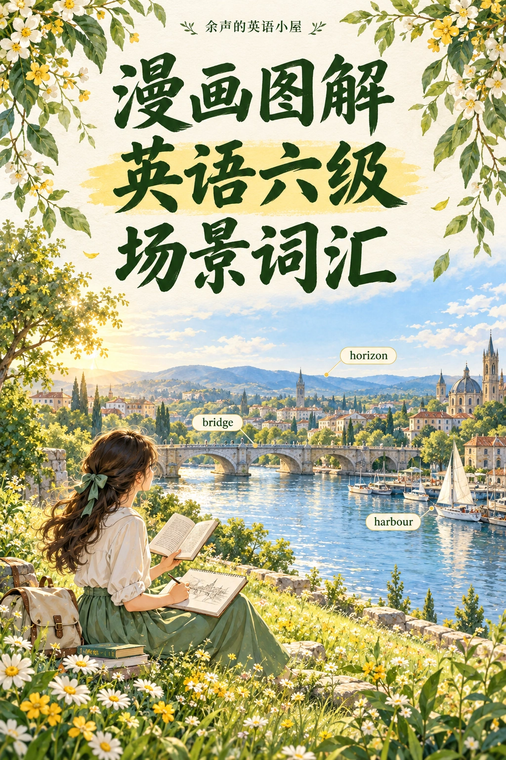 漫画图解英语六级场景词汇，余声的英语小屋
